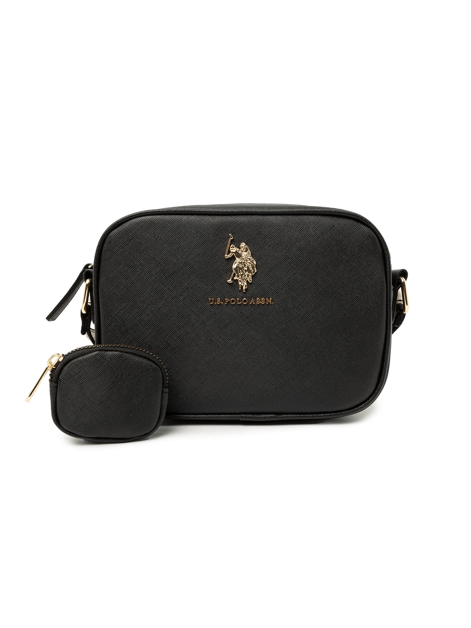 U.S. Polo Assn. Women's Signature Crossbody Bag, Black