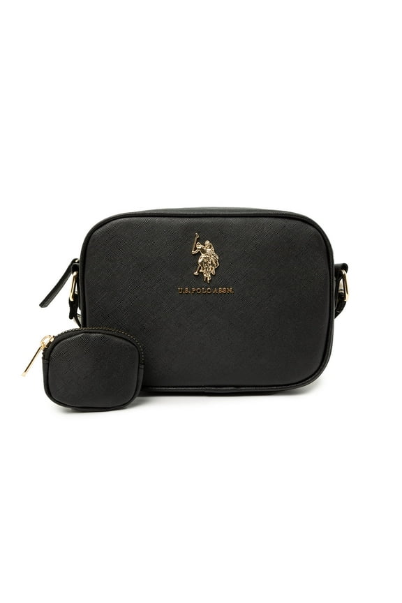 Women's Signature Crossbody Bag, Black