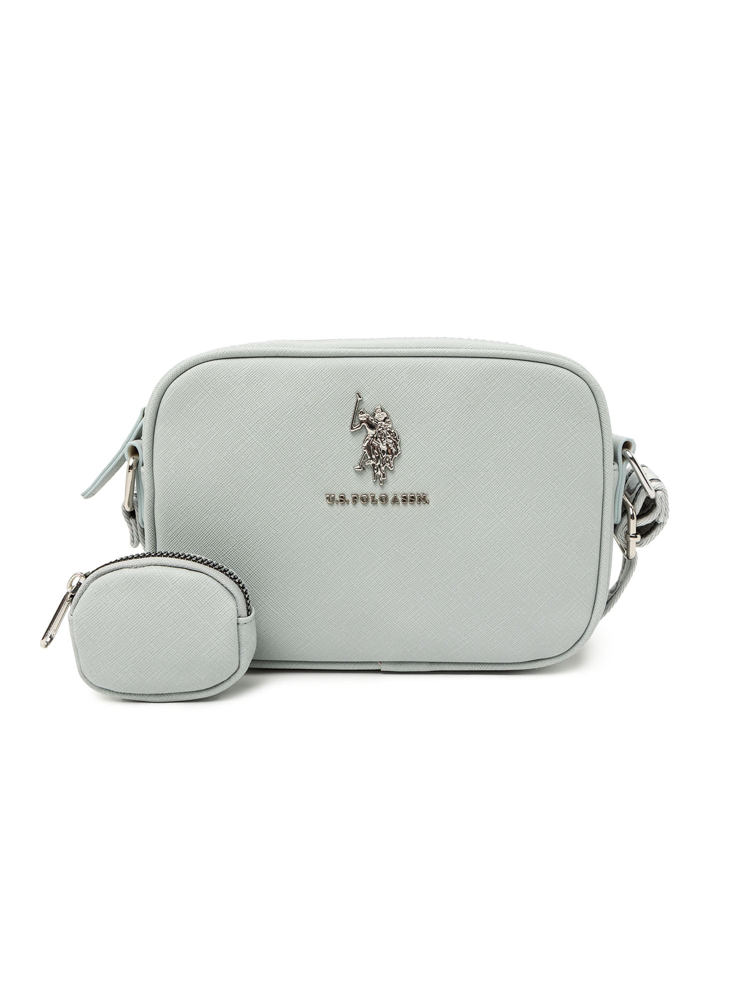 U.S. Polo Assn. Women's Signature Crossbody Bag, Gray