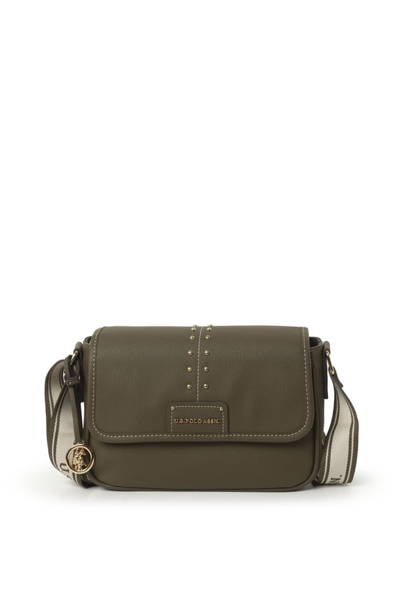 Stud Crossbody, Olive