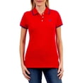 thumbnail image 1 of U.S. Polo Assn. Tipped Short Sleeve Polo Shirt Women's, 1 of 4