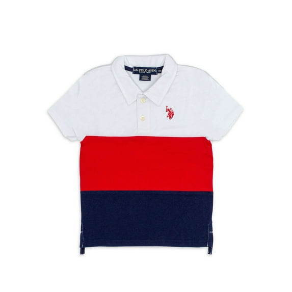 U.S. Polo Assn. Toddler Boy Colorblock Polo Shirt (2T-5T)