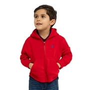 U.S. Polo Assn. Toddler Boy Zip Fleece Hoodie, Sizes 2T-5T