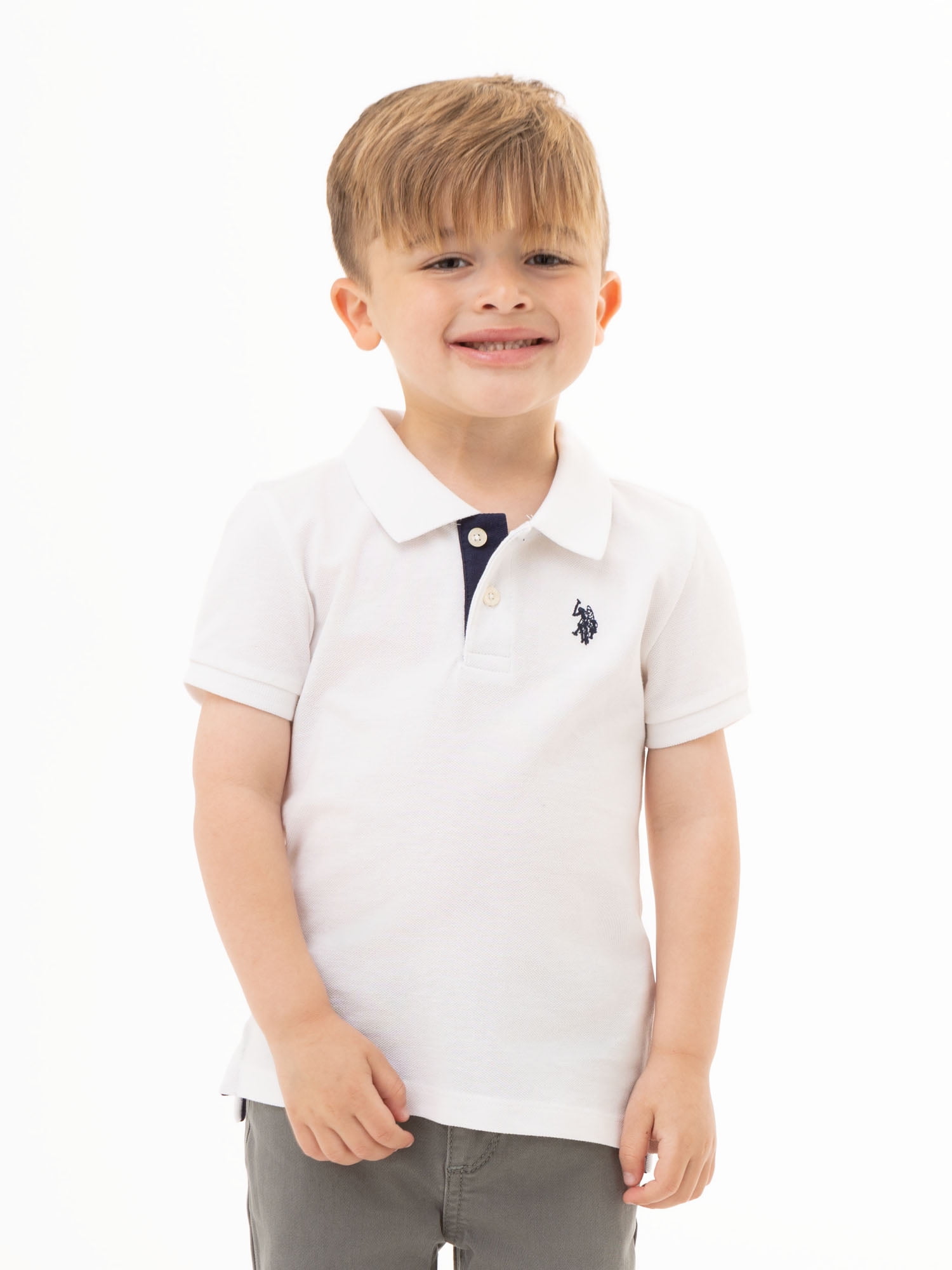 Misleading principle person U.S. Polo Assn. Toddler Boys Pique Polo Shirt, Sizes 2T-5T - Walmart.com