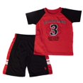 thumbnail image 1 of U.S. Polo Assn. Toddler Boys Red/Black Athletic Shirt & Shorts Set 3T, 1 of 1