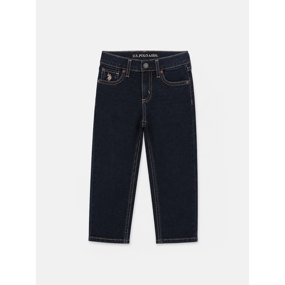 U.S. Polo Assn. Toddler Boys Straight Denim Jean, Sizes 2T & 3T