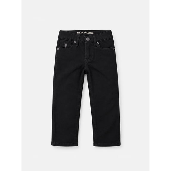U.S. Polo Assn. Toddler Boys Stretch Twill Straight Fit Pant, Sizes 2T & 3T