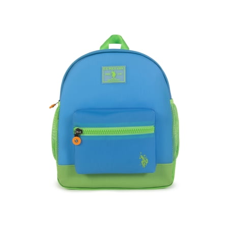 U.S. Polo Assn. 13" Jelly Frosted Toddler Backpack, Blue