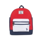U.S. Polo Assn. 13" Color Block Toddler Backpack, Red Multi
