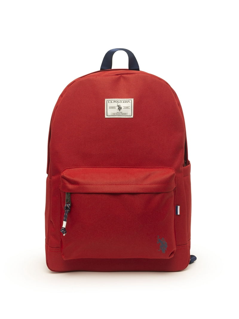 U.S. Polo Assn. Red Backpack U.S. Polo Assn. Boys Water-Resistant Backpack, Lunch Tote  main image 2