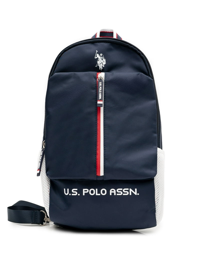 Polo Unisex Large Sling Bag, Navy