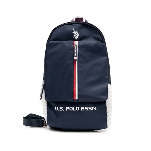U.S. Polo Assn. Unisex Large Sling Bag, Navy