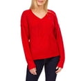 thumbnail image 1 of U.S. Polo Assn. V-Neck Cable Knit Sweater, 1 of 4