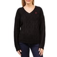 thumbnail image 1 of U.S. Polo Assn. V-Neck Cable Knit Sweater, 1 of 1