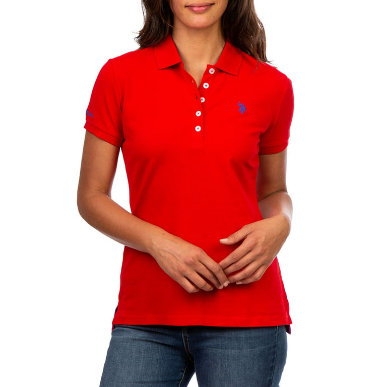 Buy U.S. Polo Assn. Red Regular Fit T-Shirt Dress for Women Online