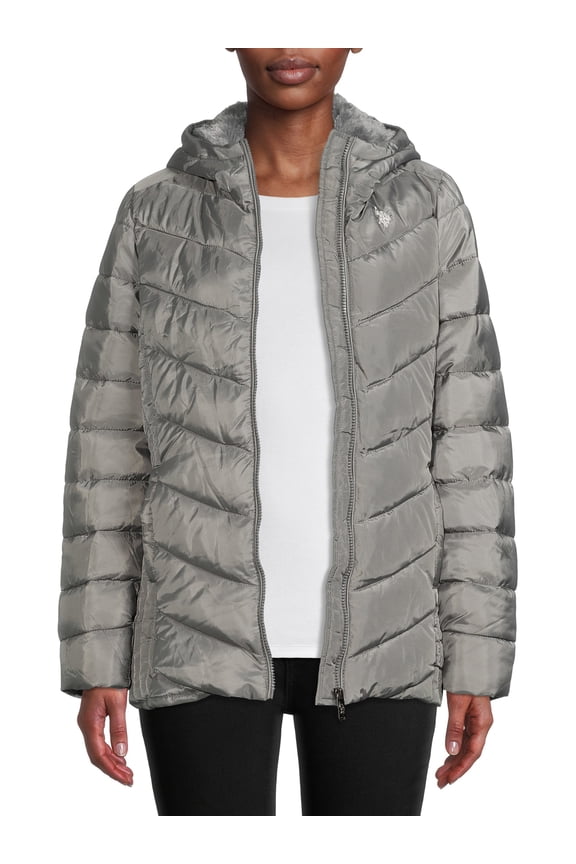 Women's Cozy Hooded Puffer Jacket
