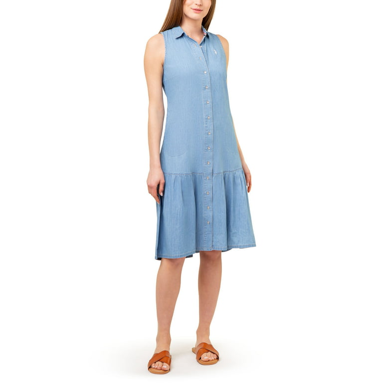 Scallop Detail A-line Dress - Women - Ready-to-Wear
