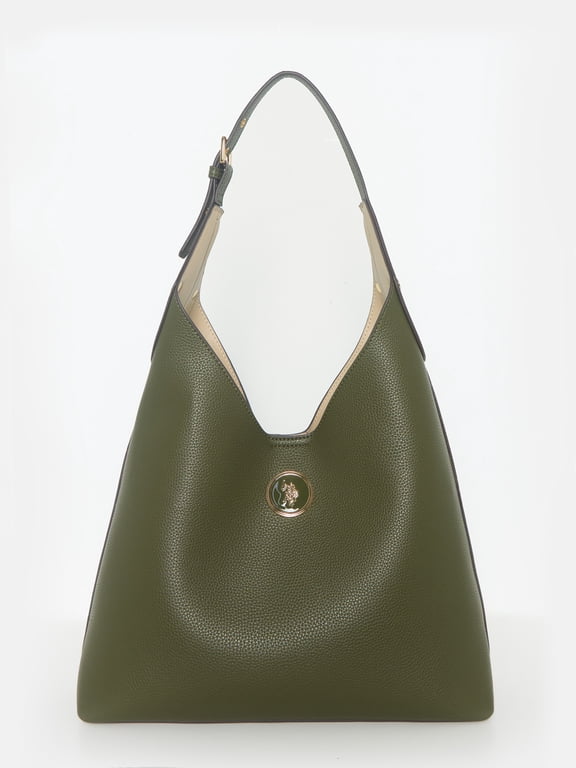 Women's Hobo Shoulder Bag, Olive