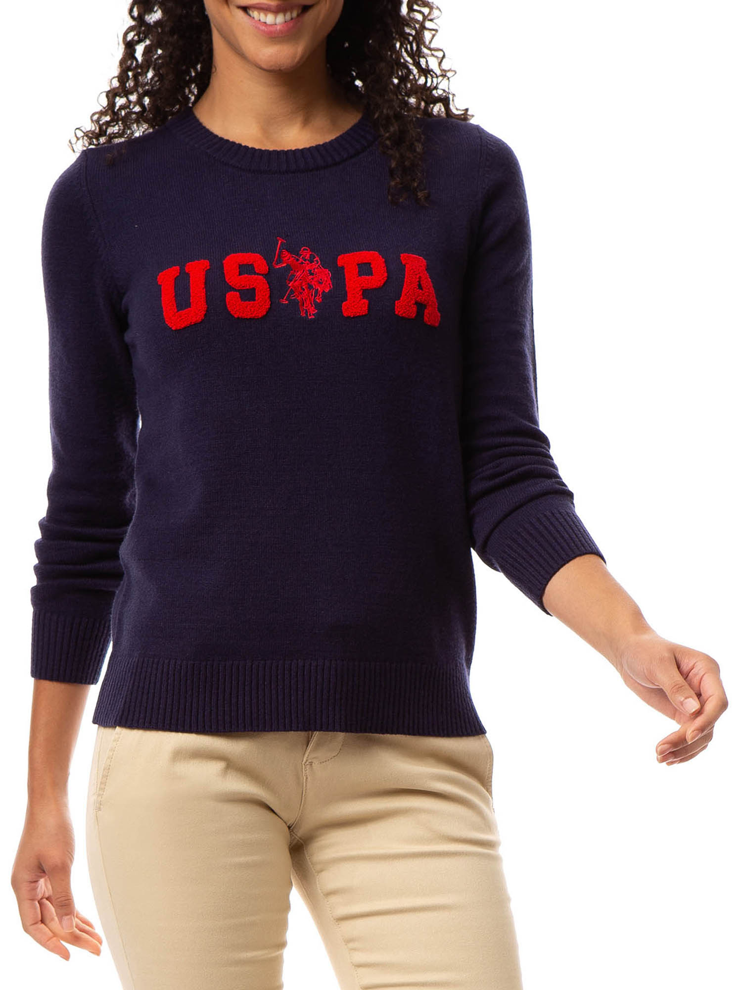 U.S. Polo Assn. Women’s Logo Crewneck Sweater - image 1 of 4