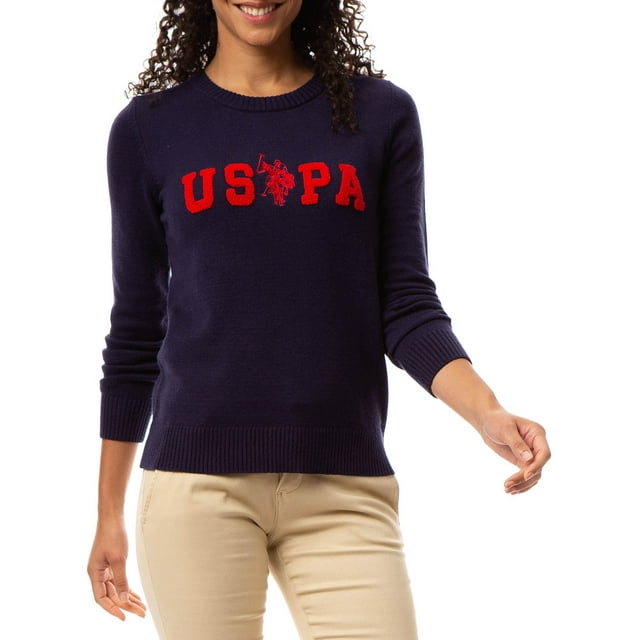 U.S. Polo Assn. Women’s Logo Crewneck Sweater