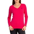 thumbnail image 1 of U.S. Polo Assn. Women's Long Sleeve V-Neck T-Shirt, Sizes XS-3XL, 1 of 3