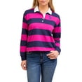 thumbnail image 1 of U.S. Polo Assn. Women's Long Sleeve V Neck T-Shirt, 1 of 4