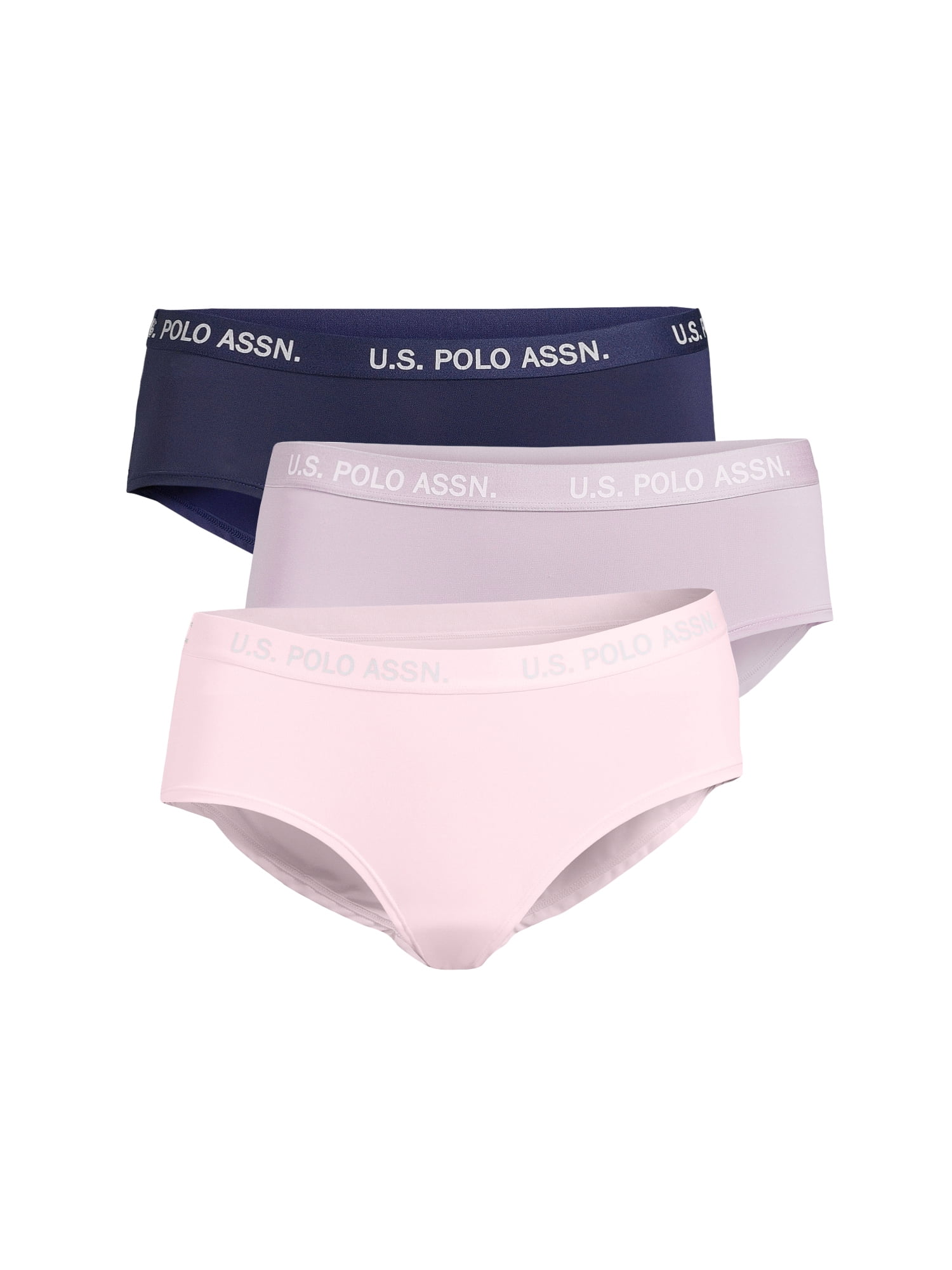 Buy Women's Pack of 5 U.S. Polo Assn. Women Multicolour Plain Slip Briefs  Online