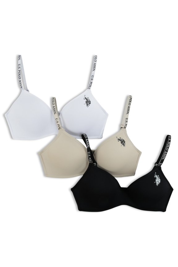 Women's Microfiber Wirefree Bra Set, 3-Pack