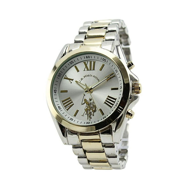 U.S. Polo Assn. Women s Quartz Metal and Alloy Casual Watch Color Two Tone Model USC40117 Walmart
