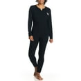 thumbnail image 1 of U.S. Polo Assn. Women's Ribbed Henley Long Underwear Thermal Set, 2-Piece Set, Sizes S-3X, 1 of 7