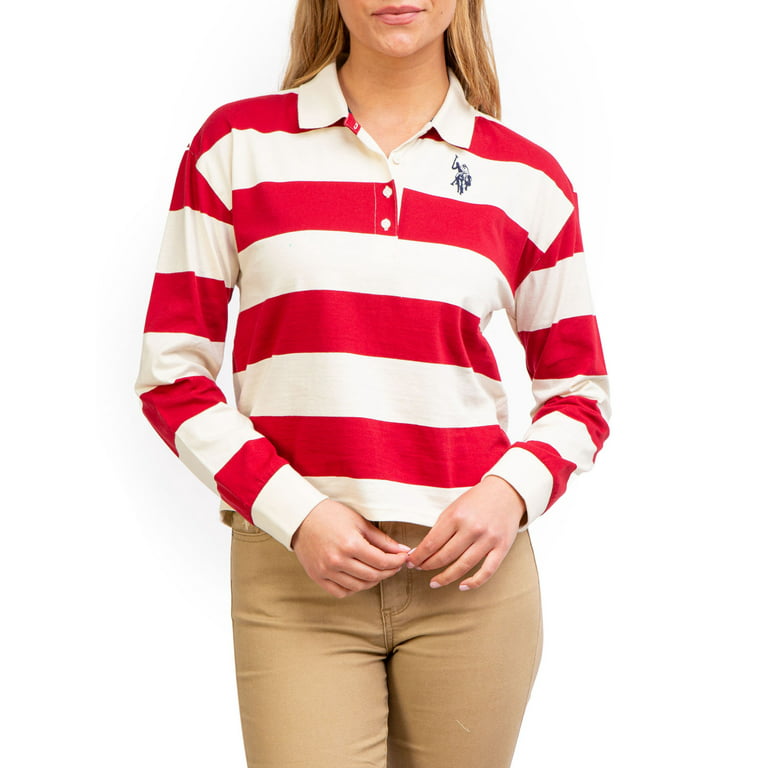 U.S. Polo Assn. Women's Rugby Stripe Shirt
