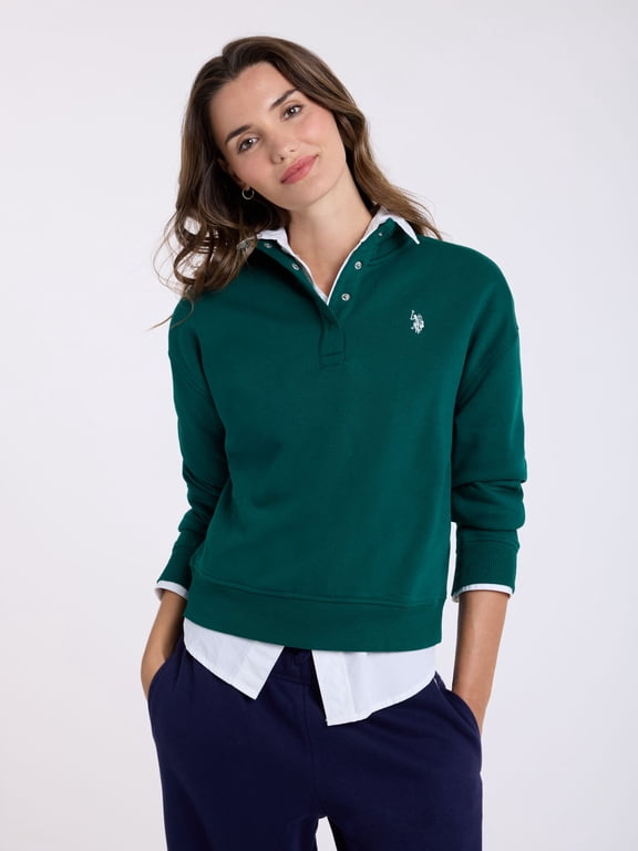 Women's Snap Placket Fleece Popover