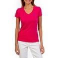 thumbnail image 1 of U.S. Polo Assn. Women's V Neck T-Shirt, 1 of 4
