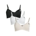 thumbnail image 1 of U.S. Polo Assn. Women's Wire Free Microfiber Push Up Bras, 3-Pack, Sizes 32A-38DD, 1 of 3