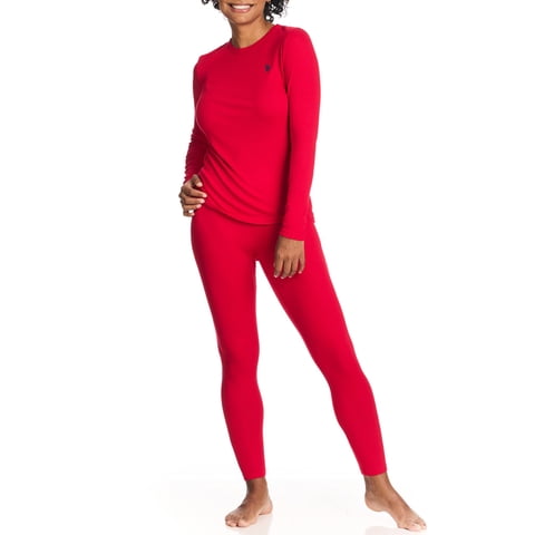 Women's & Women's Plus Brushed Base Layer Long Underwear Thermal Set, Sizes S-3X