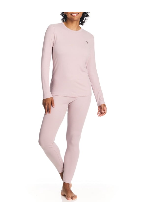 Women's & Women's Plus Brushed Base Layer Long Underwear Thermal Set, Sizes S-3X