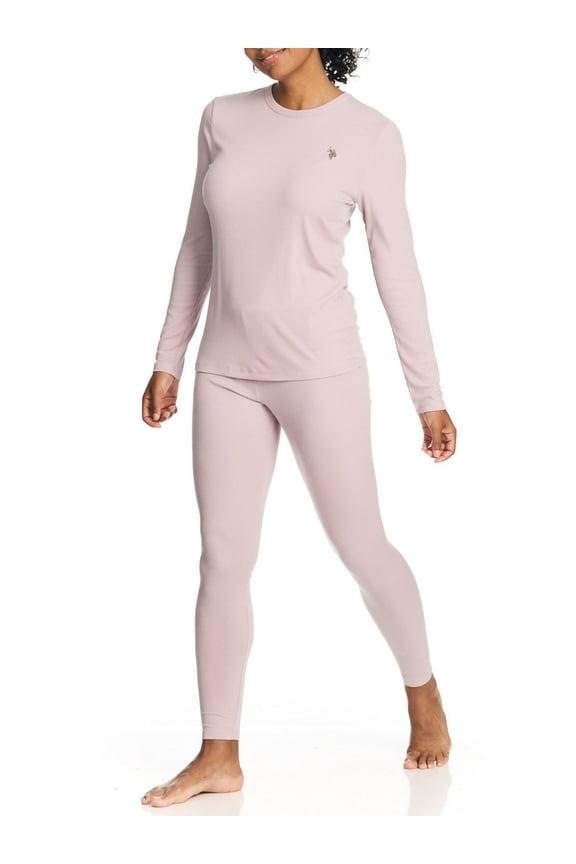 Women's & Women's Plus Brushed Base Layer Long Underwear Thermal Set, Sizes S-3X