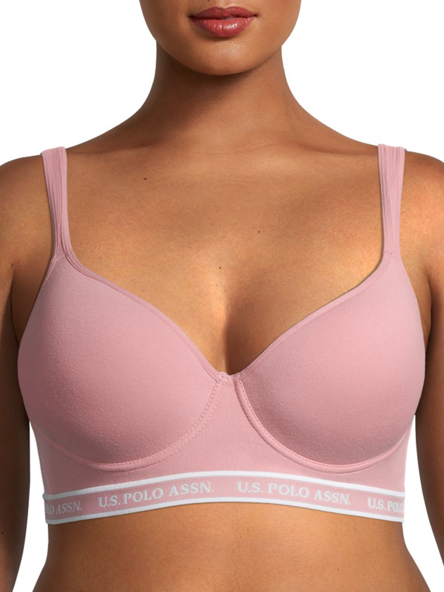 U.S. Polo Assn. Women's & Women's Plus Sports Bra Set, 3Pack