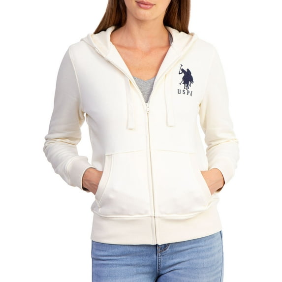 U.S. Polo Assn. Womens' Fleece Zip Up Hoodie