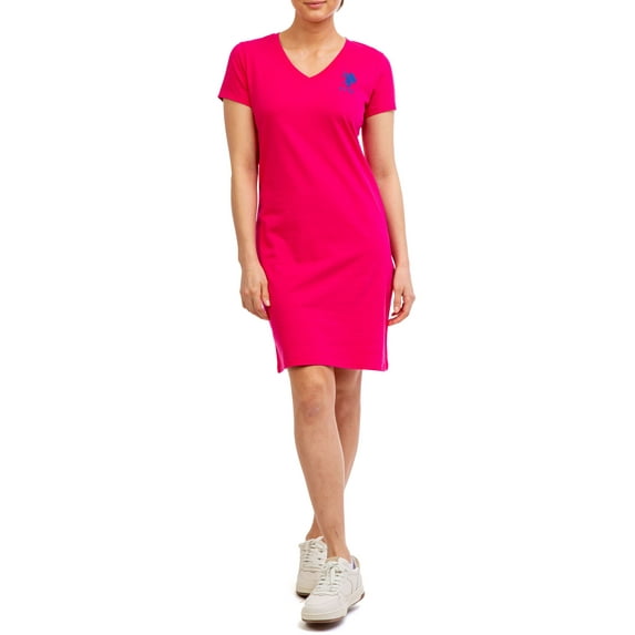 U.S Polo Assn Womens' V Neck Dress
