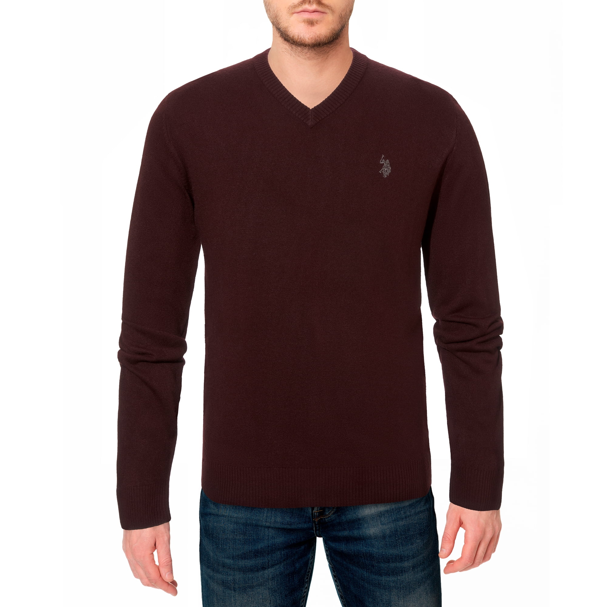 Burgundy hotsell polo sweater