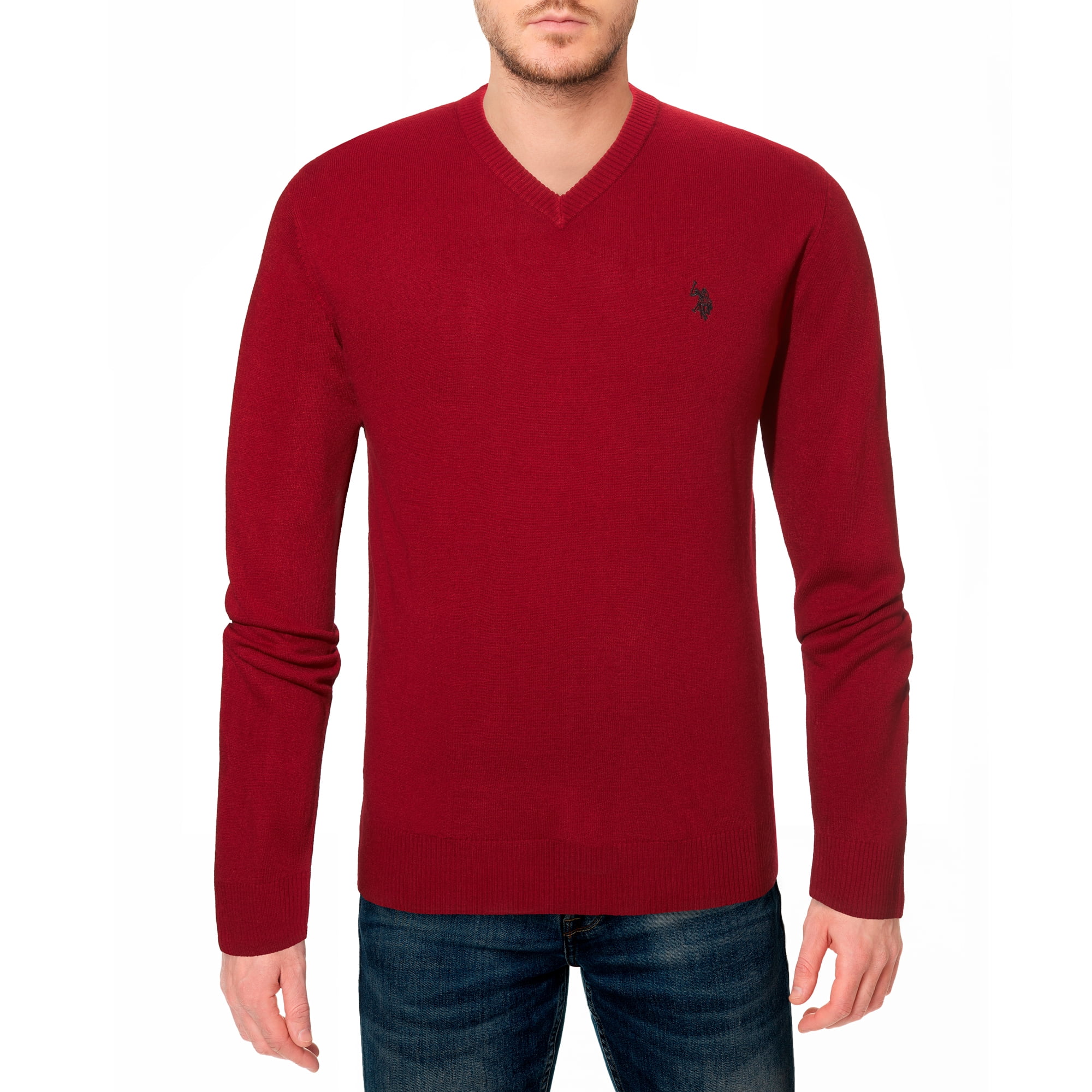 Polo Neck Sweater Pull Over Red main image 0