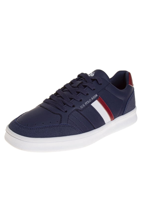 U.S. Polo Assn Low, Top Mens Classic Sneakers, Navy, Size: 12