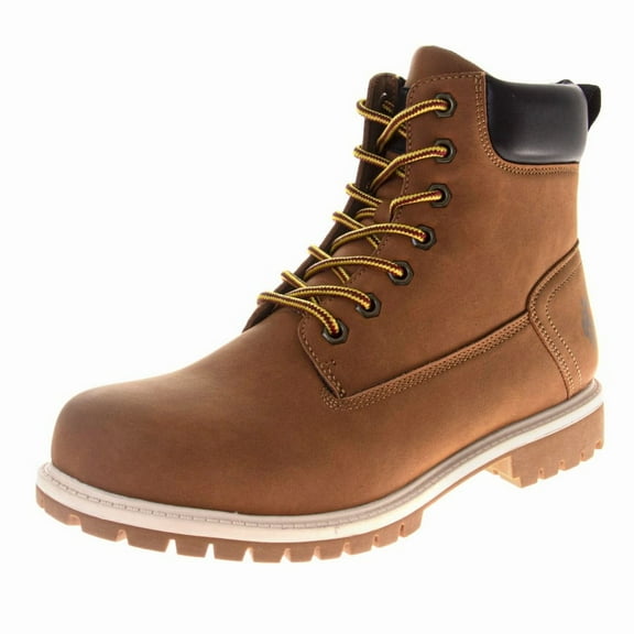 U.S. Polo Assn Men'S . Work Boots Rugged Style, Tan, Size: 11