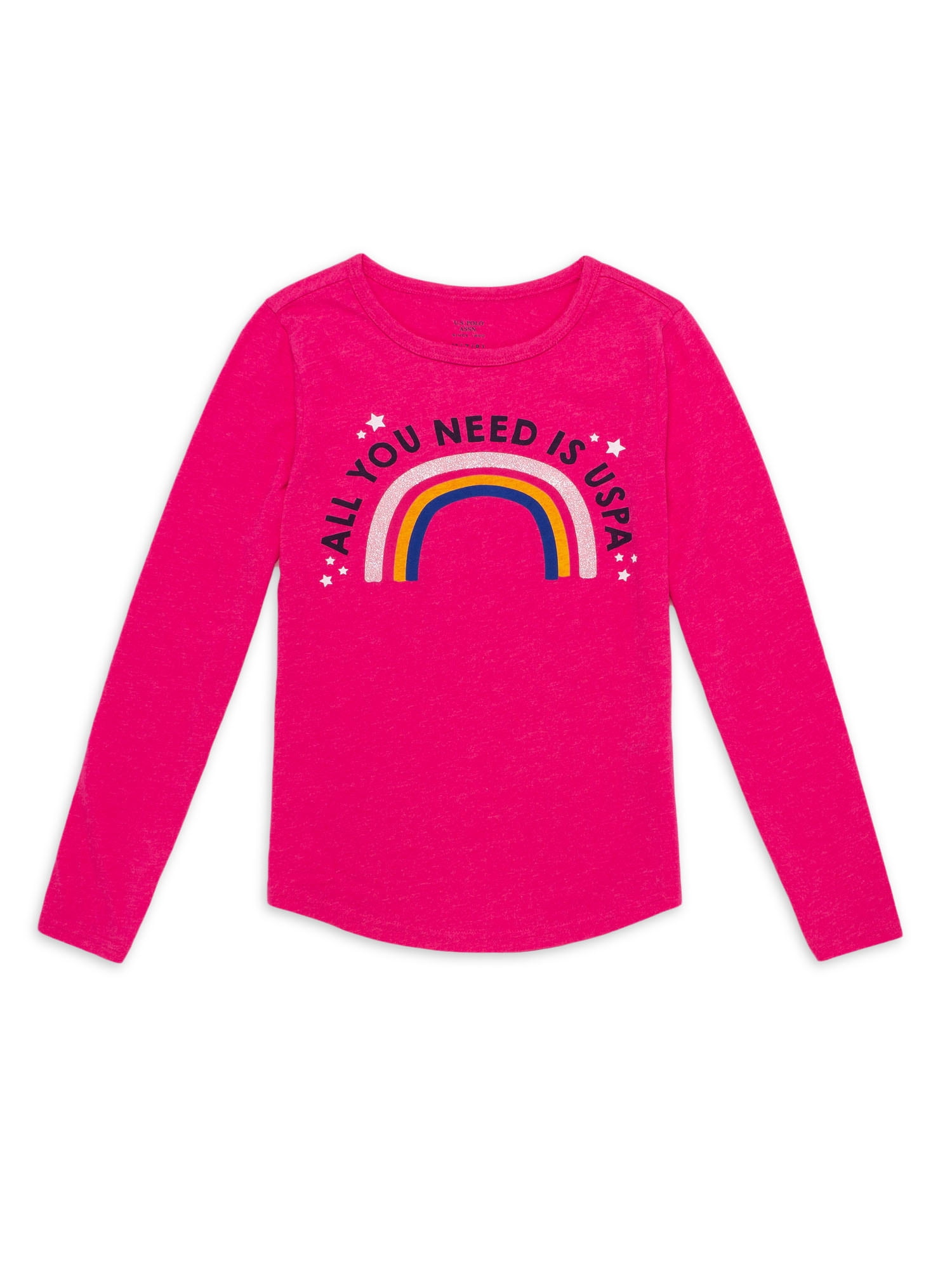 U.S. Polo Toddler Girl Long Sleeve T-Shirt (2T-5T)