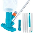 U.S. Pool Supply Deluxe Jet Pool Vacuum with 5Pole, 3 Brushes, Leaf