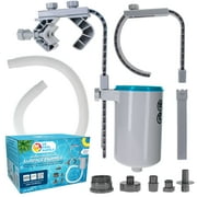U.S. Pool Supply Pool Skimmer - Above Ground Pool Skimmer, Floating Surface Skimmer, 5 Adapters, Pool Accessories - Clean Debris Basket, Wall Mount, Attach to Inflatable Collars, Metal Frames