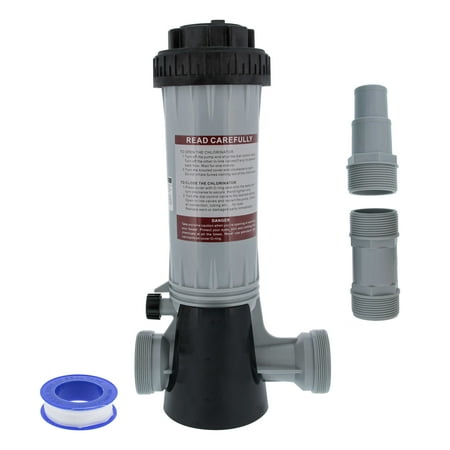 U.S. Pool Supply Professional In-Line Pool Automatic Chlorine Feeder, CL-200 - 4.2 lb Chemical Capacity, Compatible with Hayward CL200 Chlorinator - Above Ground Swimming Pools, Easy Installation