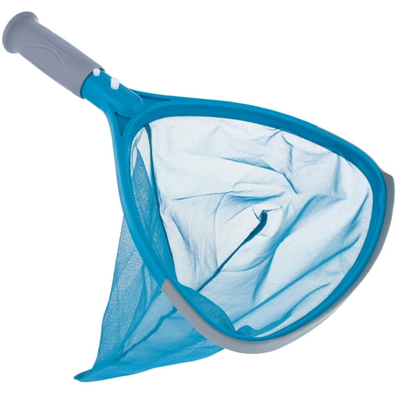 U.S. Pool Supply Professional Spa, Hot Tub, Pool Hand Leaf Skimmer Net with Grip Handle - 9" Deep Ultra Fine Mesh Netting Bag Basket, Skim & Remove the Finest Debris - Pond, Small Kid Inflatable Pool