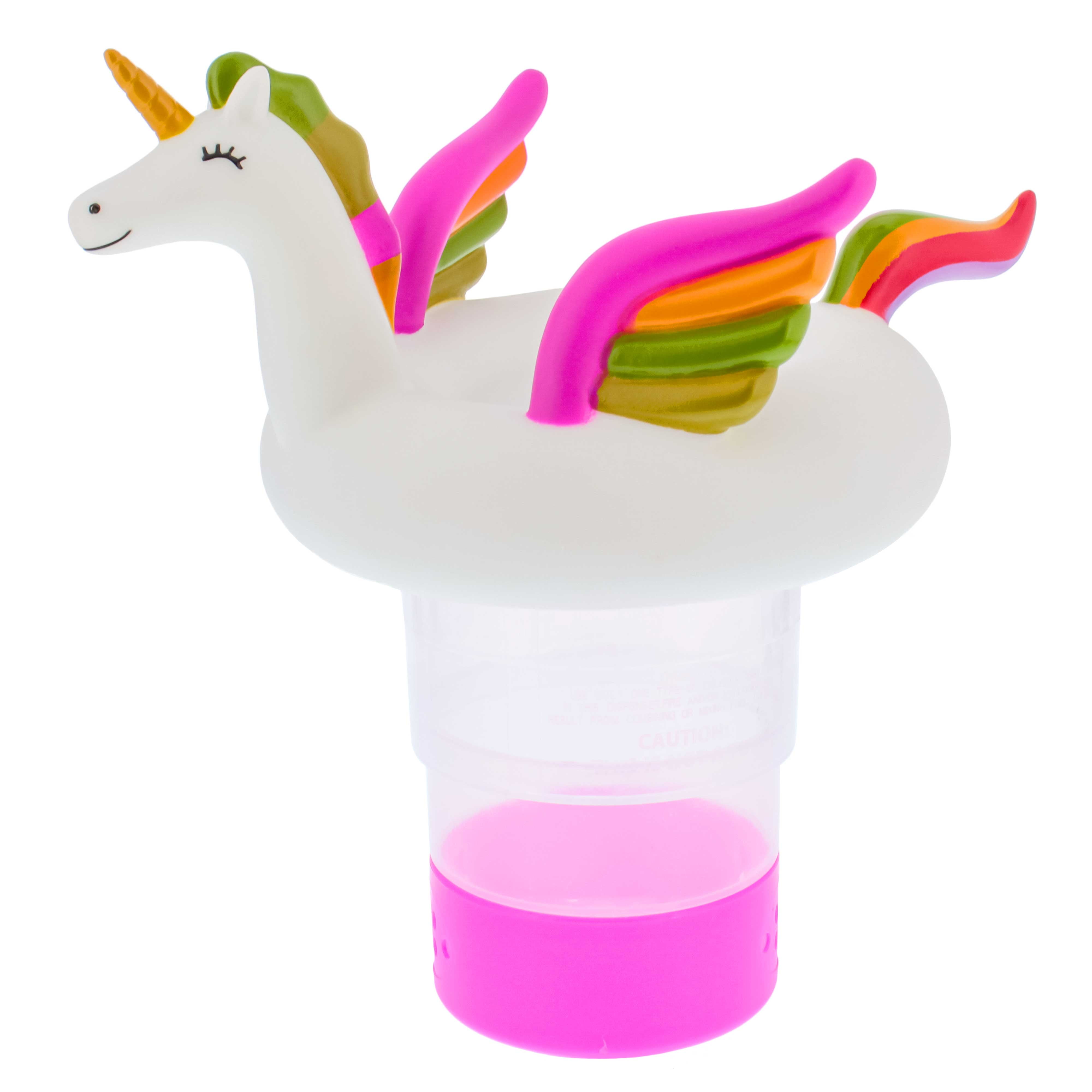 U.S. Pool Supply Unicorn Floating Pool Chlorine Dispenser, Collapsible